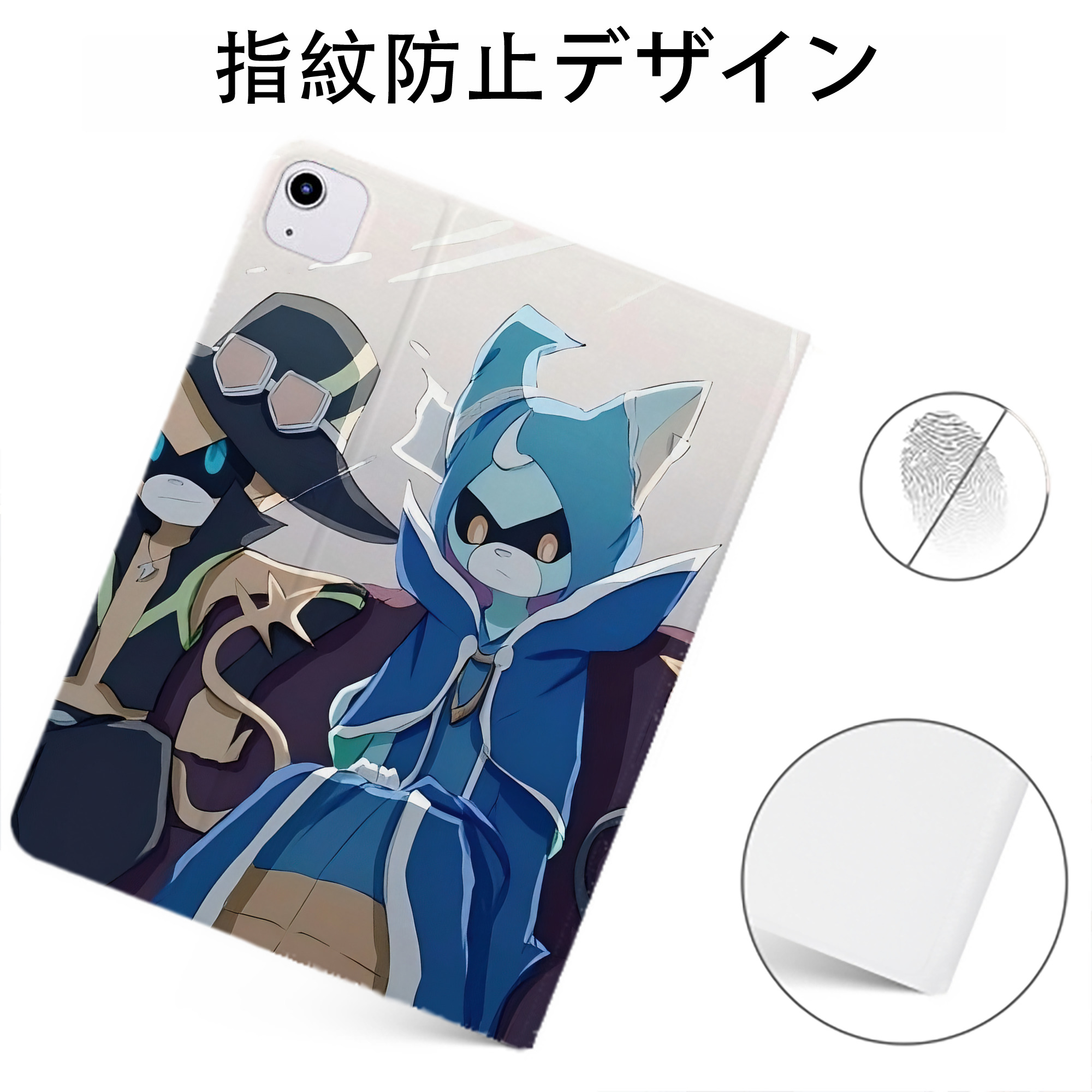 （画像用） 妖怪ウォッチ Yo-kai Watch IPadケース ペンホルダー付き ブックスタイルデザイン